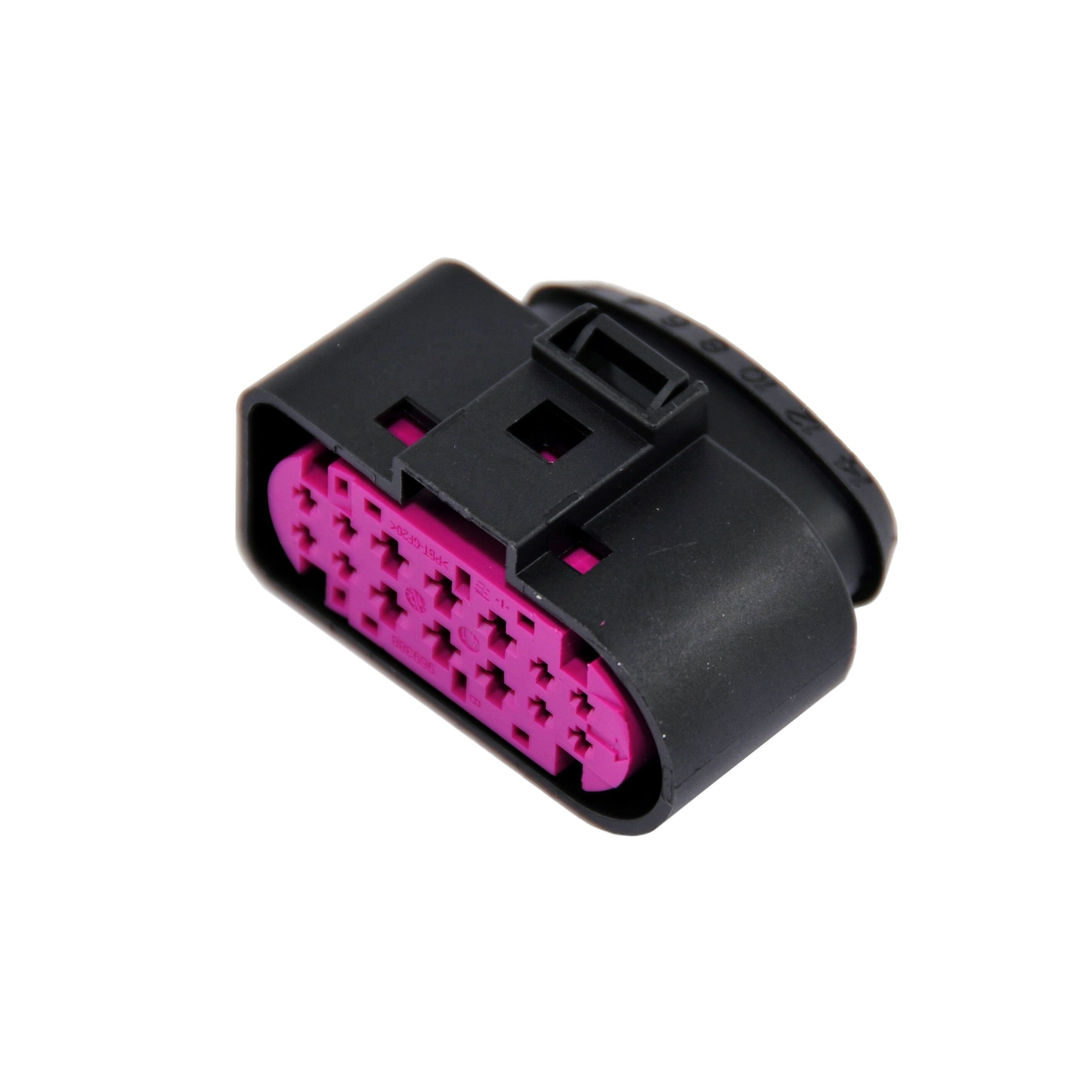 Auto 14-Pin Headlight Switch Adapter Pigtail Plug With Wiring Harness for VW Audi 1J0973737